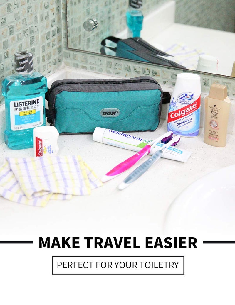 GOX Travel Toiletry Bag Dopp Kit Case for Men Multifunction Packing Organizer Pouch - Image 2